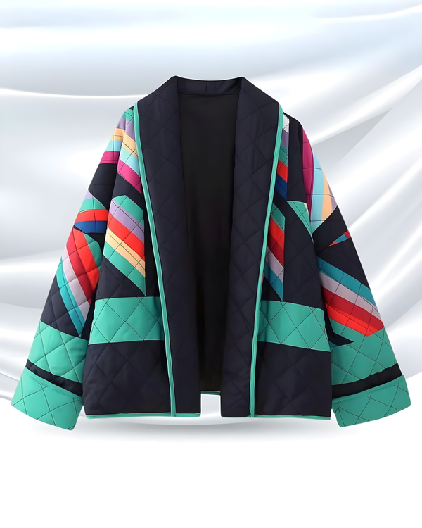 Chaqueta Vintage Oversize con Estilo Contemporáneo